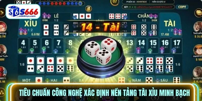 Tiêu chuẩn công nghệ xác định nền tảng tài xỉu minh bạch